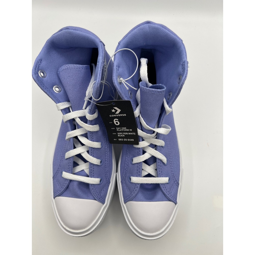 Converse Day One Platform Hi Very Peri Purple Kids Size 6 A19327F High Top